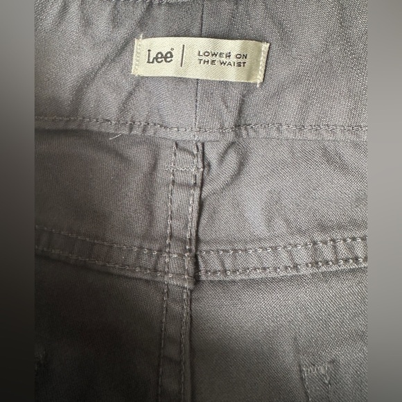 Lee Lower On The Waist Gray Mid Rise Stretch Casual Jean Style Pants Women’s 8 - Picture 2 of 8